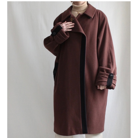 BONSERGENT STUDIO 80’s Brown Coat - Picture 1 of 4